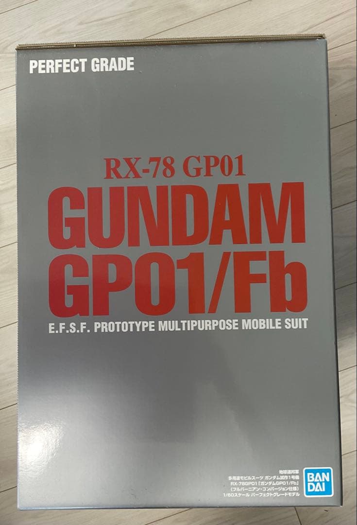 GUNDAM GP01/Fb 1/60 スケール