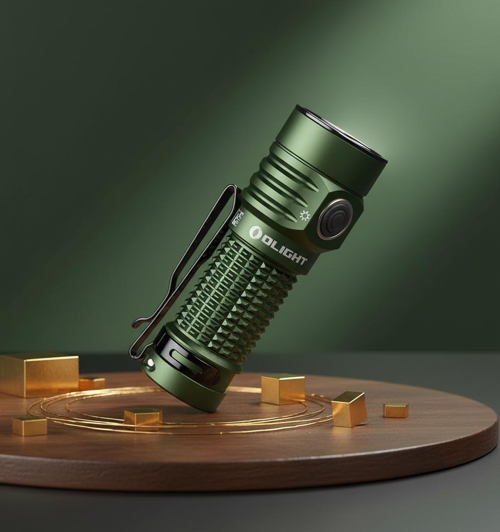 OLIGHT Baton Turbo ODグリーン ネックストラップ付