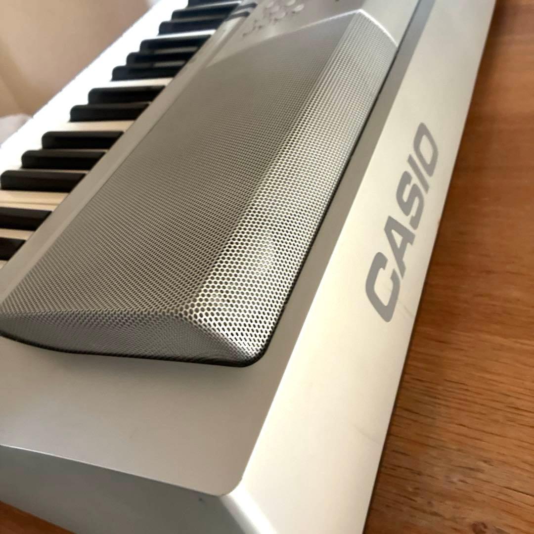 【動作確認済】CASIO 電子キーボード76鍵 標準ピアノ形状鍵盤 WK-210