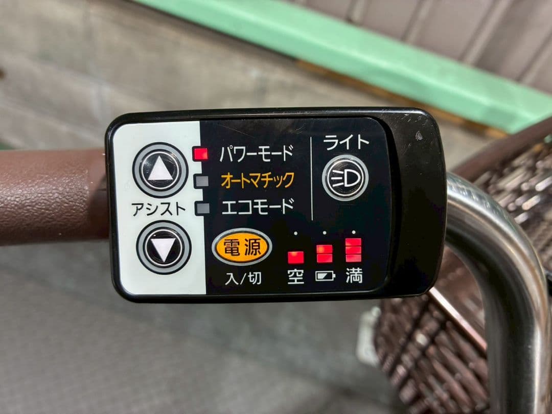 №8816電動自転車 Panasonic ビビTX 26インチ ブラウン