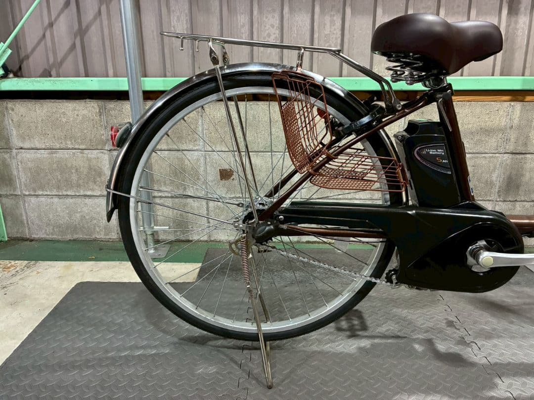 №8816電動自転車 Panasonic ビビTX 26インチ ブラウン