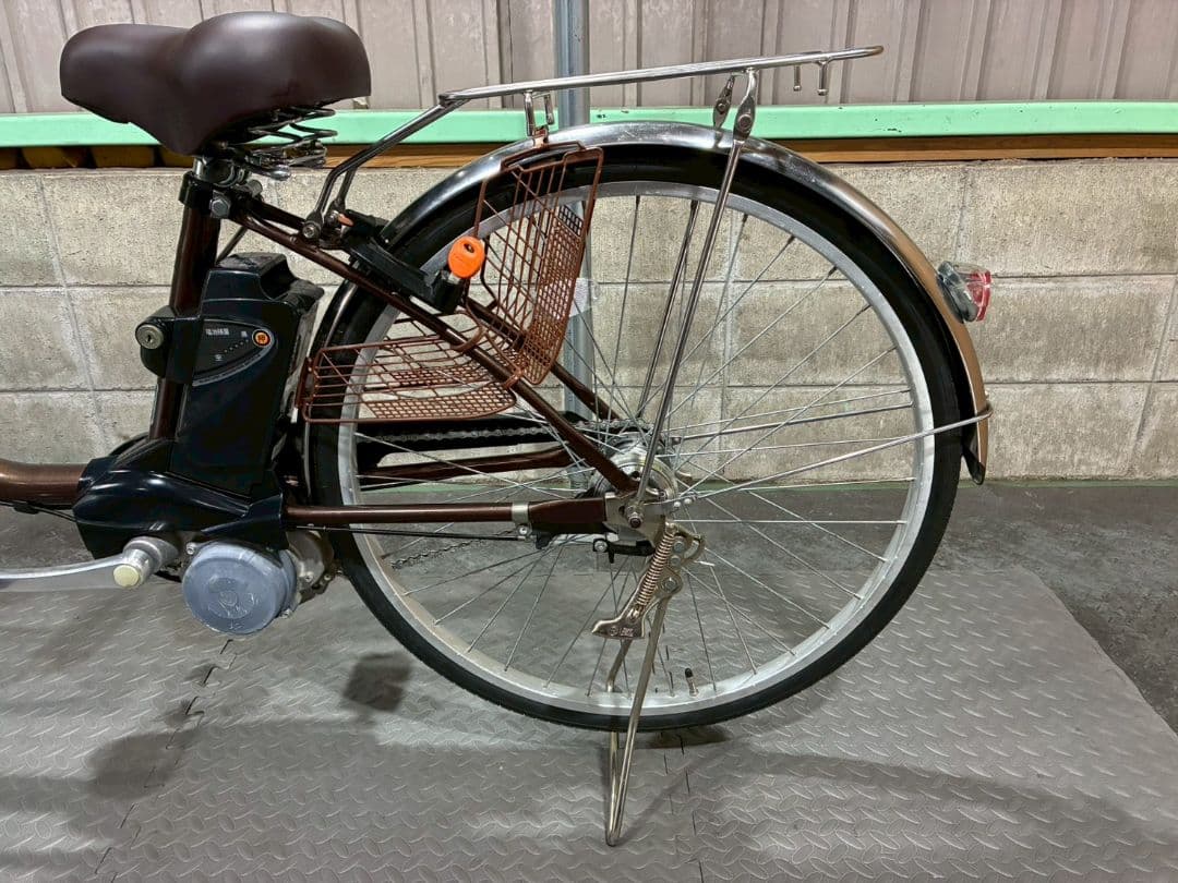 №8816電動自転車 Panasonic ビビTX 26インチ ブラウン