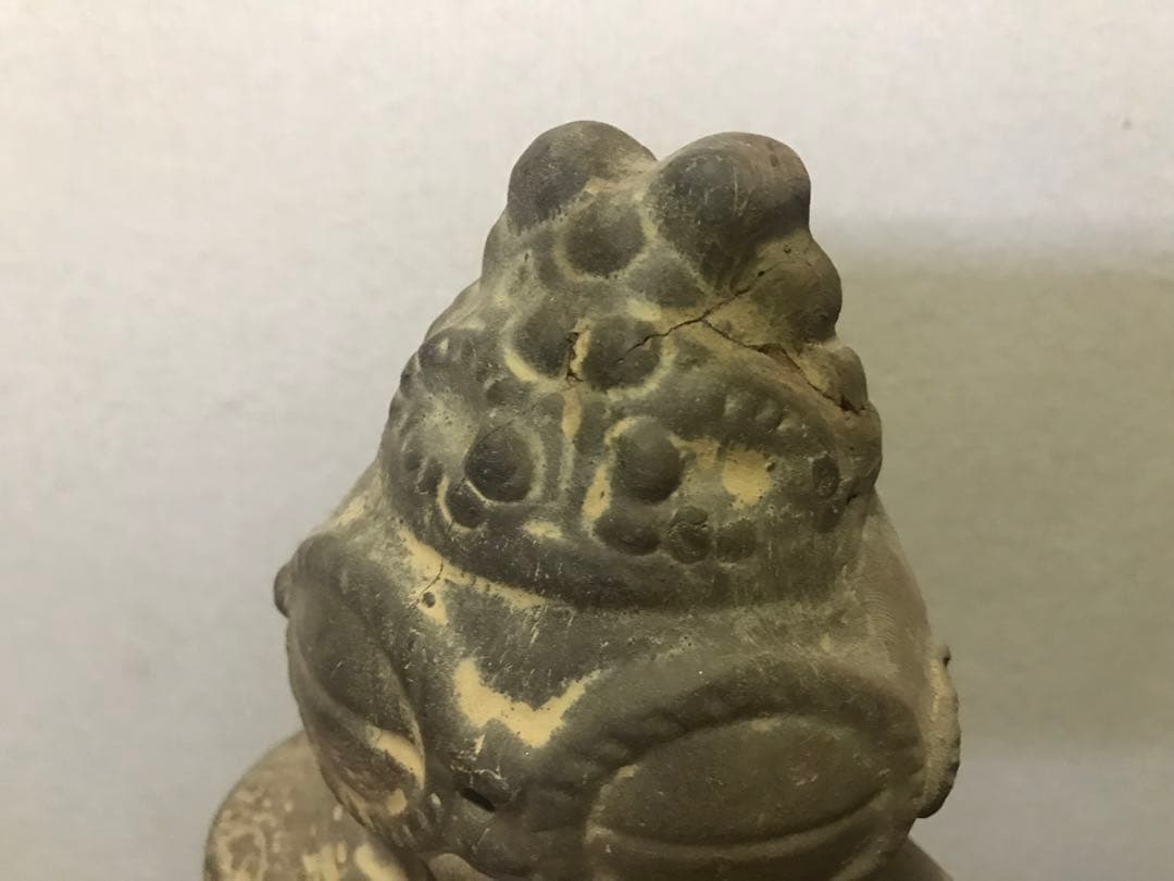 遮光器土偶　素焼き土偶インテリア