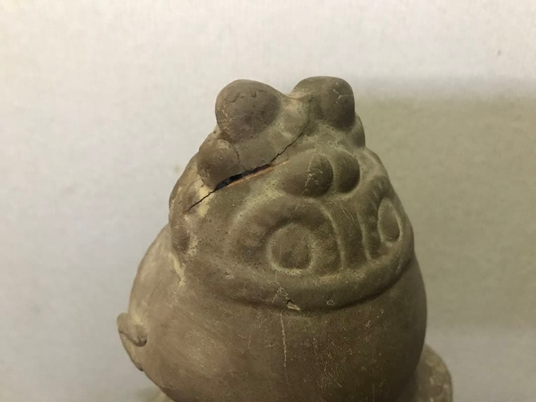 遮光器土偶　素焼き土偶インテリア