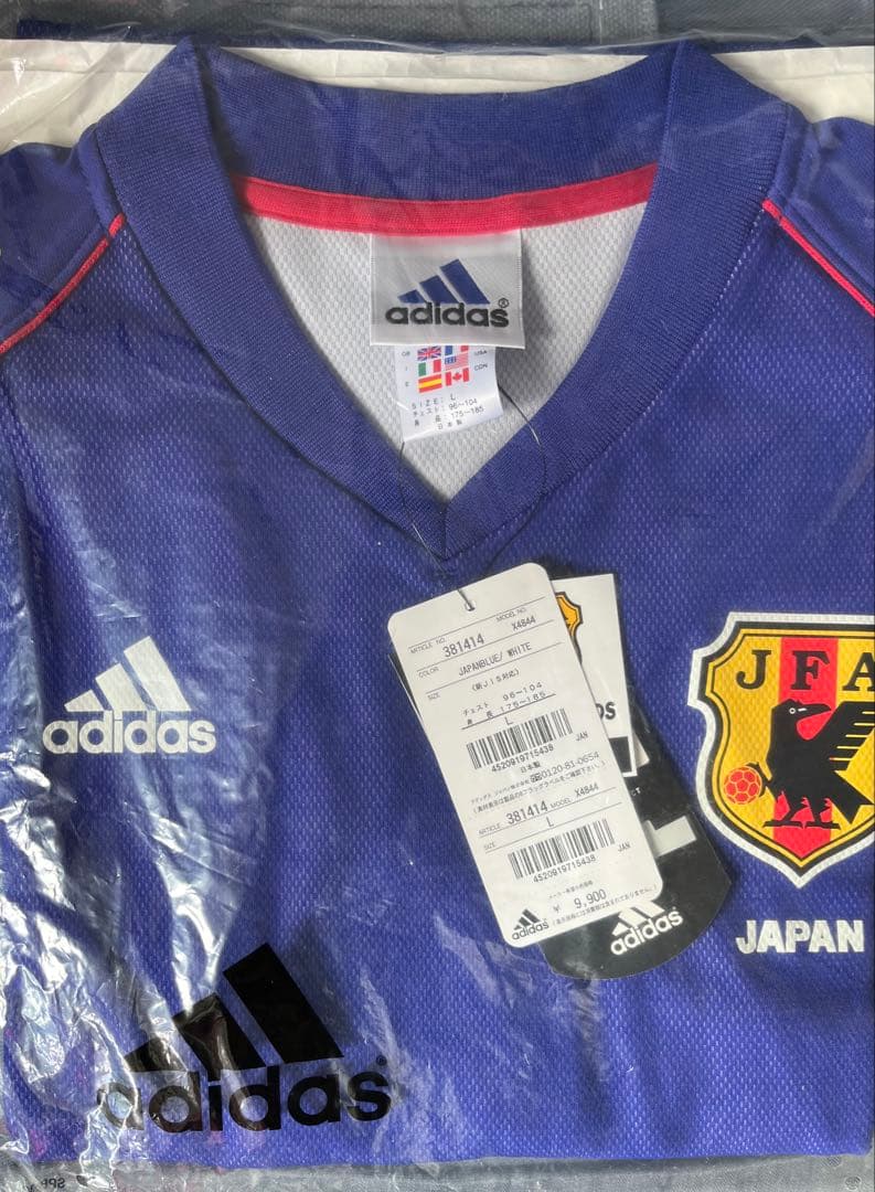 adidas 2002-2003 サッカー日本代表レプリカ新品未使用