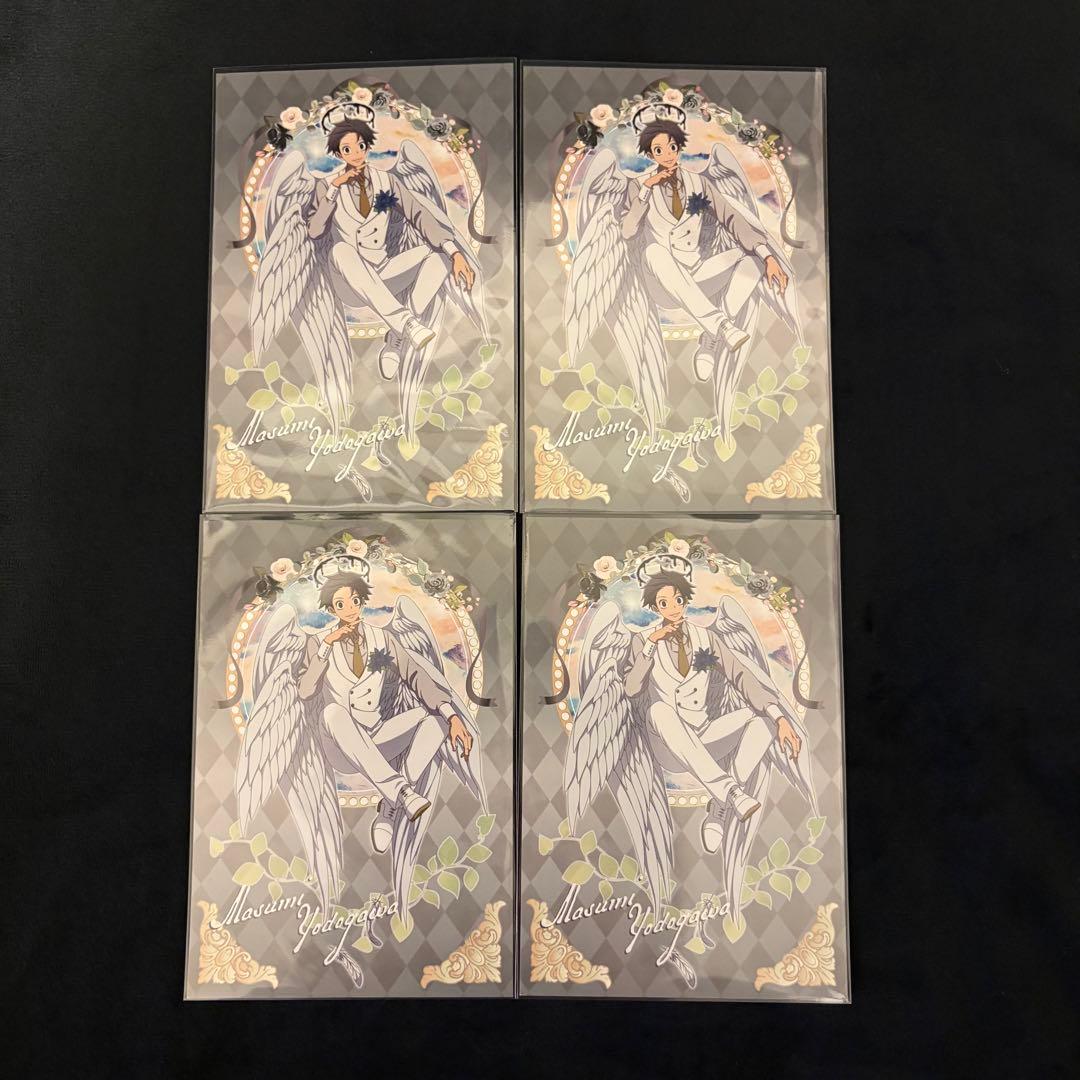 桃源暗鬼 天使と悪魔 淀川真澄 特典 ホログラム缶バッジ ホロ缶 ポストカード