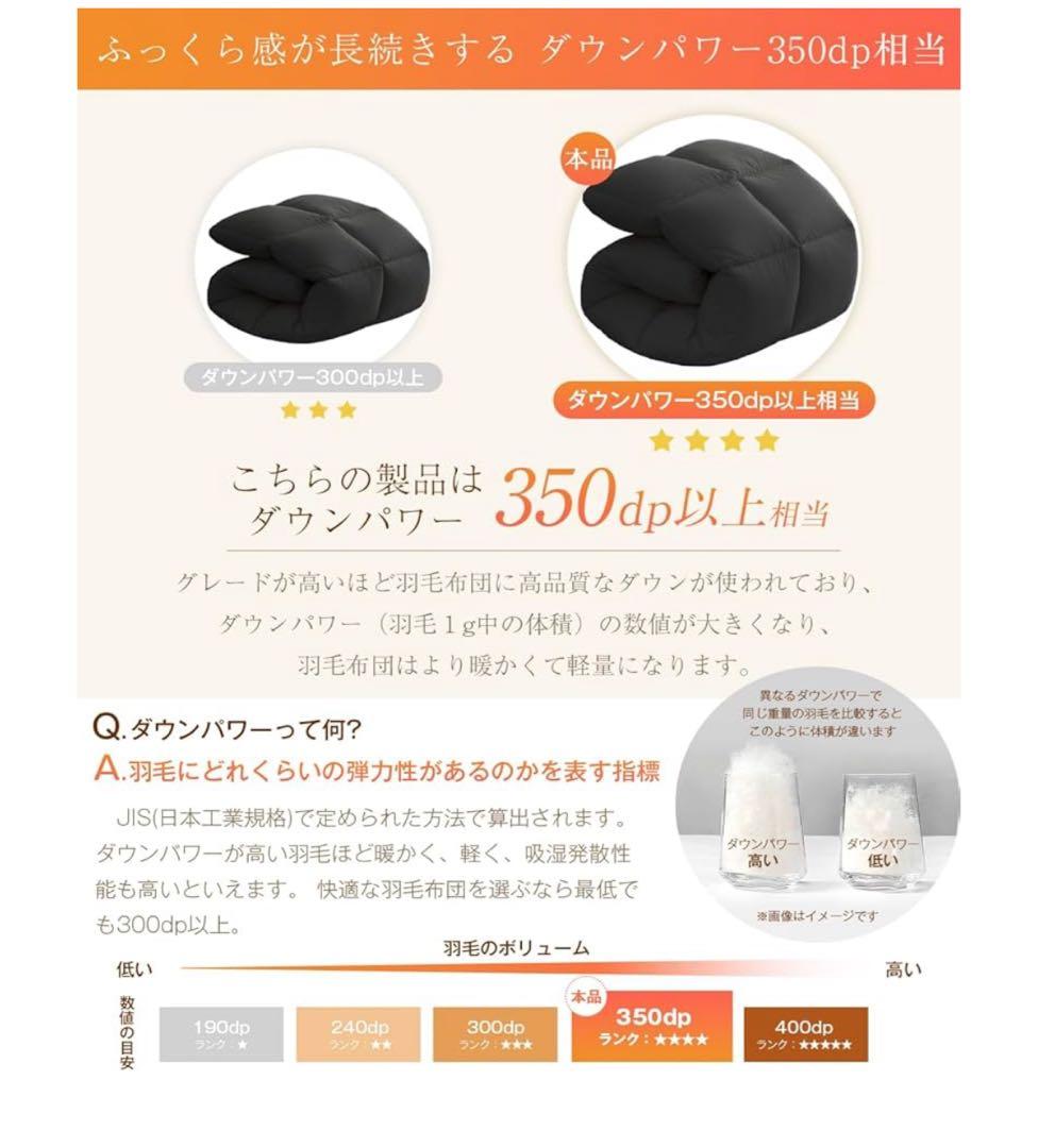 掛け布団 人工羽毛布団 シングル 軽量　高断熱