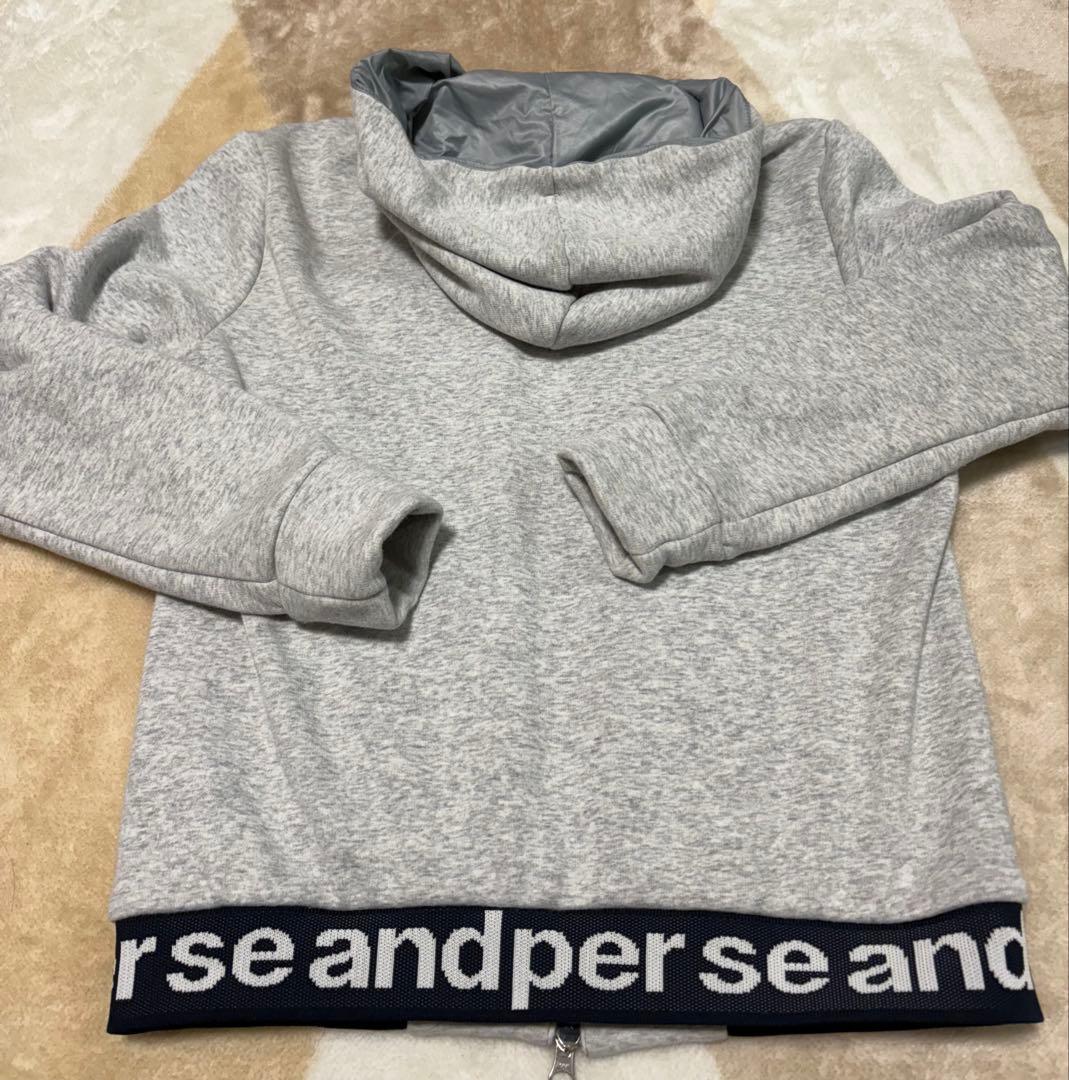 and per se（アンパスィ）　裏起毛パーカー