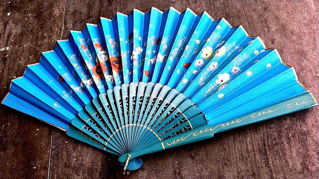 [新品] 手描き模様入りアバニコ！ 両面張り スペイン製の全て手作り商品です。