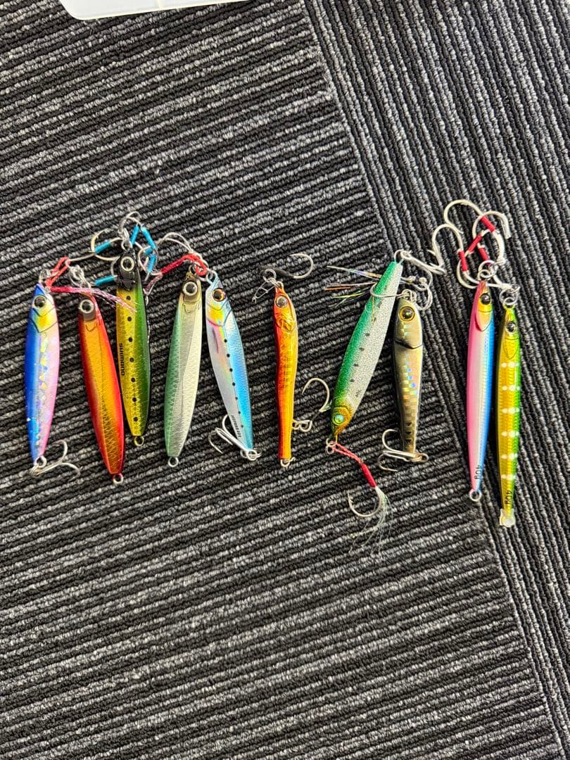 ショアジギングジグセット 40g、30g