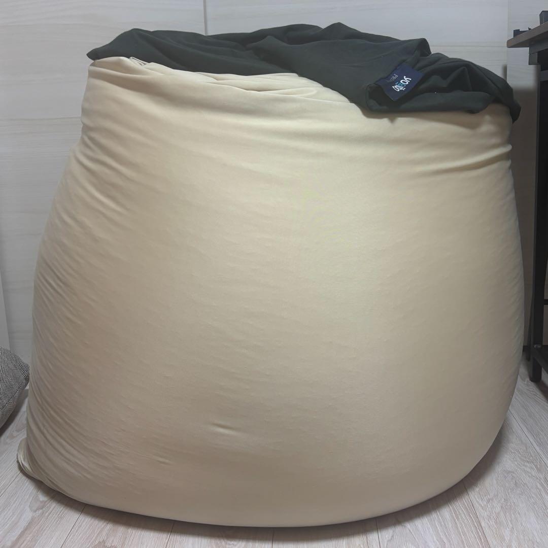 ヨギボー　midi premium ダークグレー　yogibo カバー付