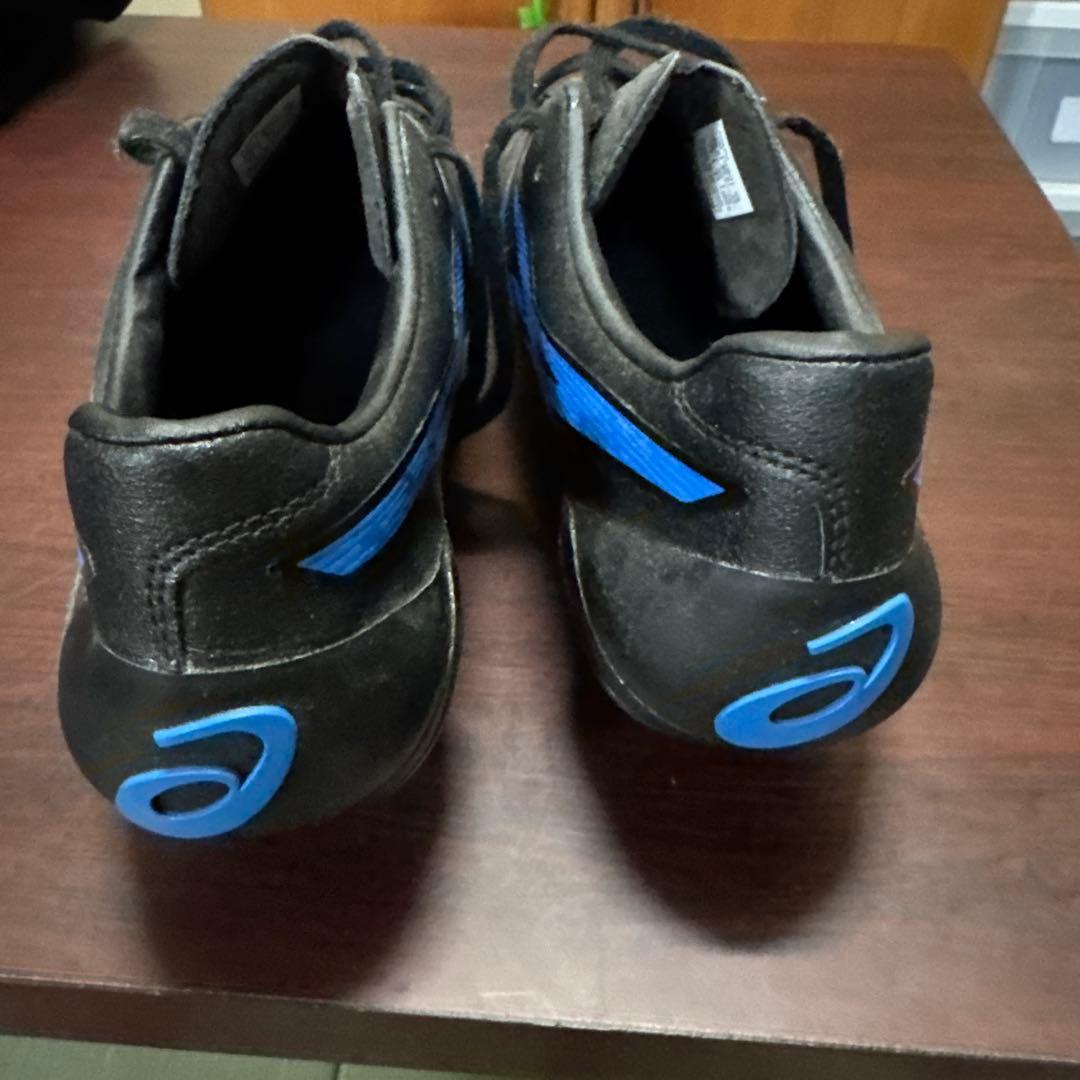 asics ラグビーシューズ ブラック/ブルー