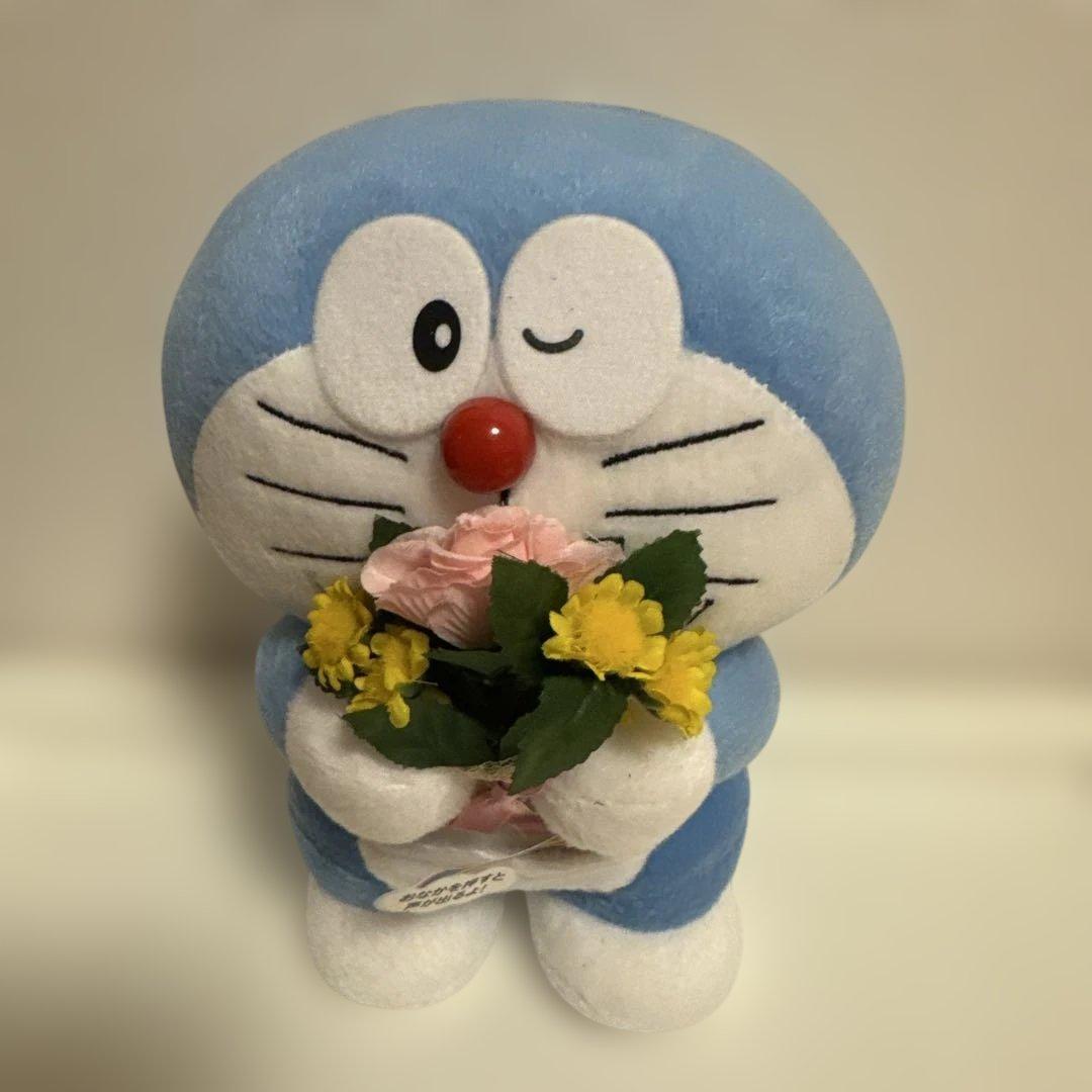 ドラえもん 花束付き ぬいぐるみ