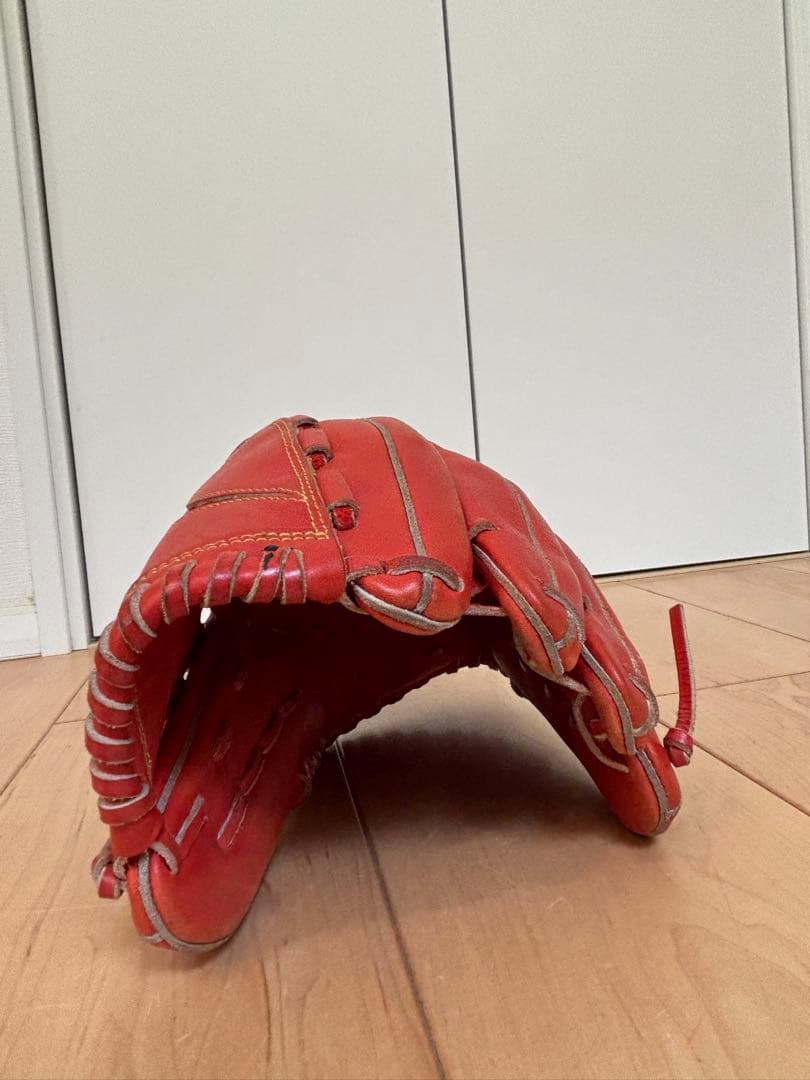 Mizuno 軟式グローブ オレンジ 右投げ用