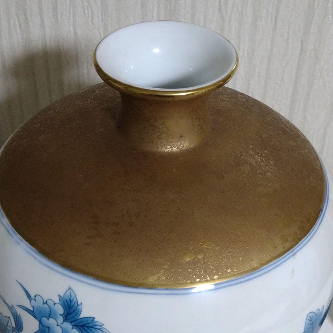 花瓶 壺 牡丹 有田焼 梅林 大