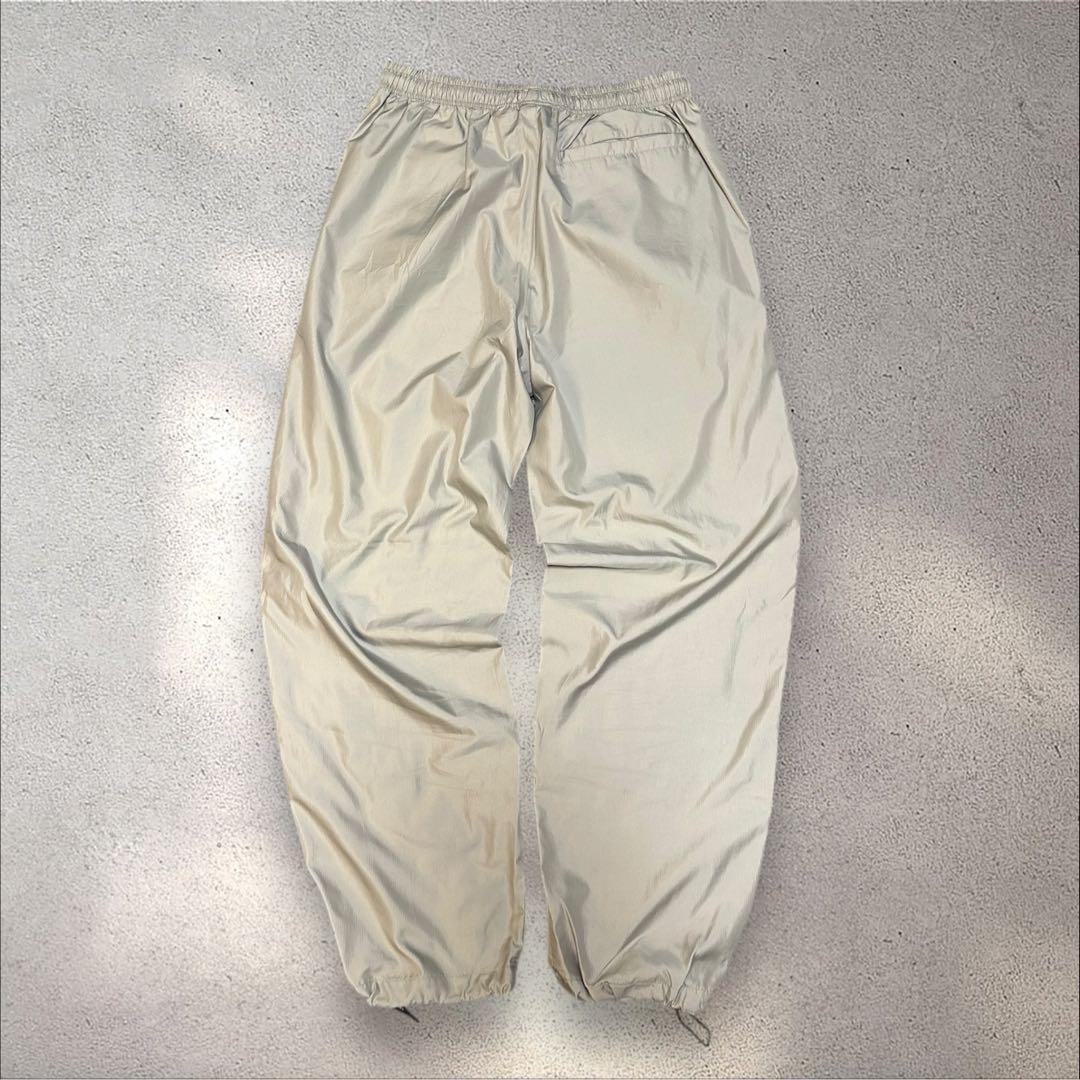 00s NIKE グレー ナイロンパンツ ドローコード y2k テック系