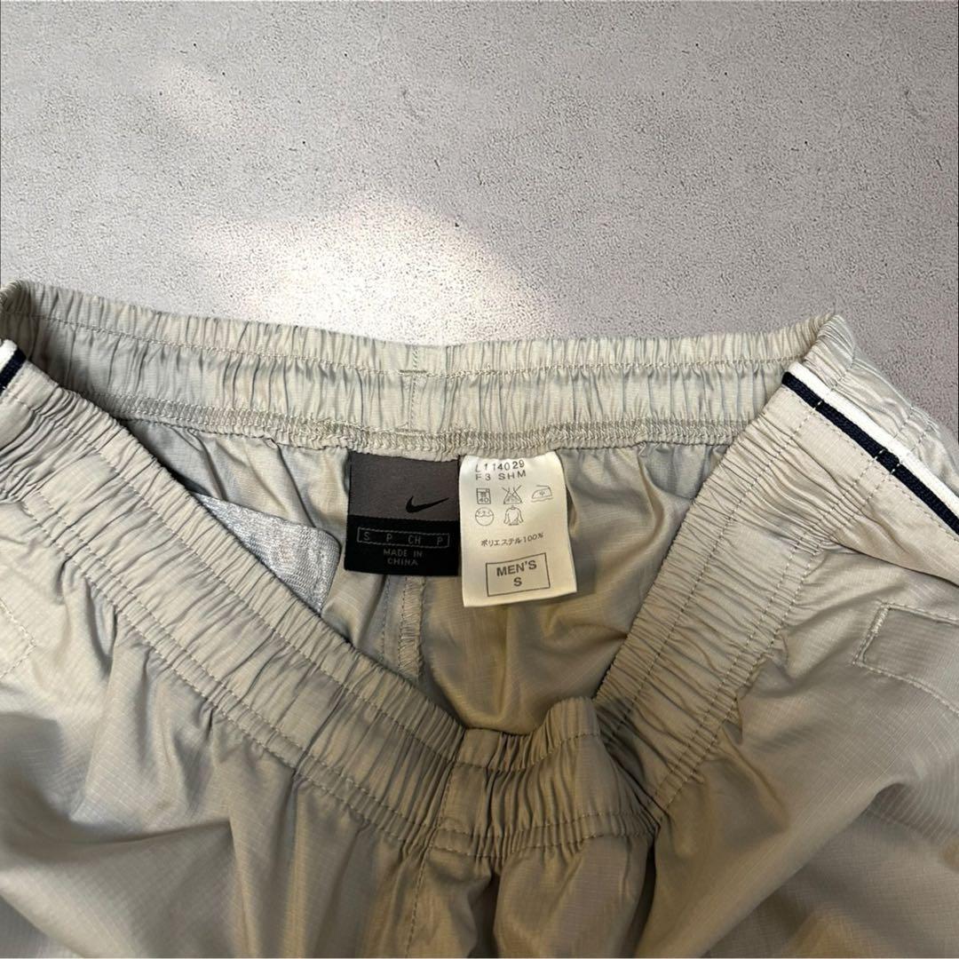 00s NIKE グレー ナイロンパンツ ドローコード y2k テック系