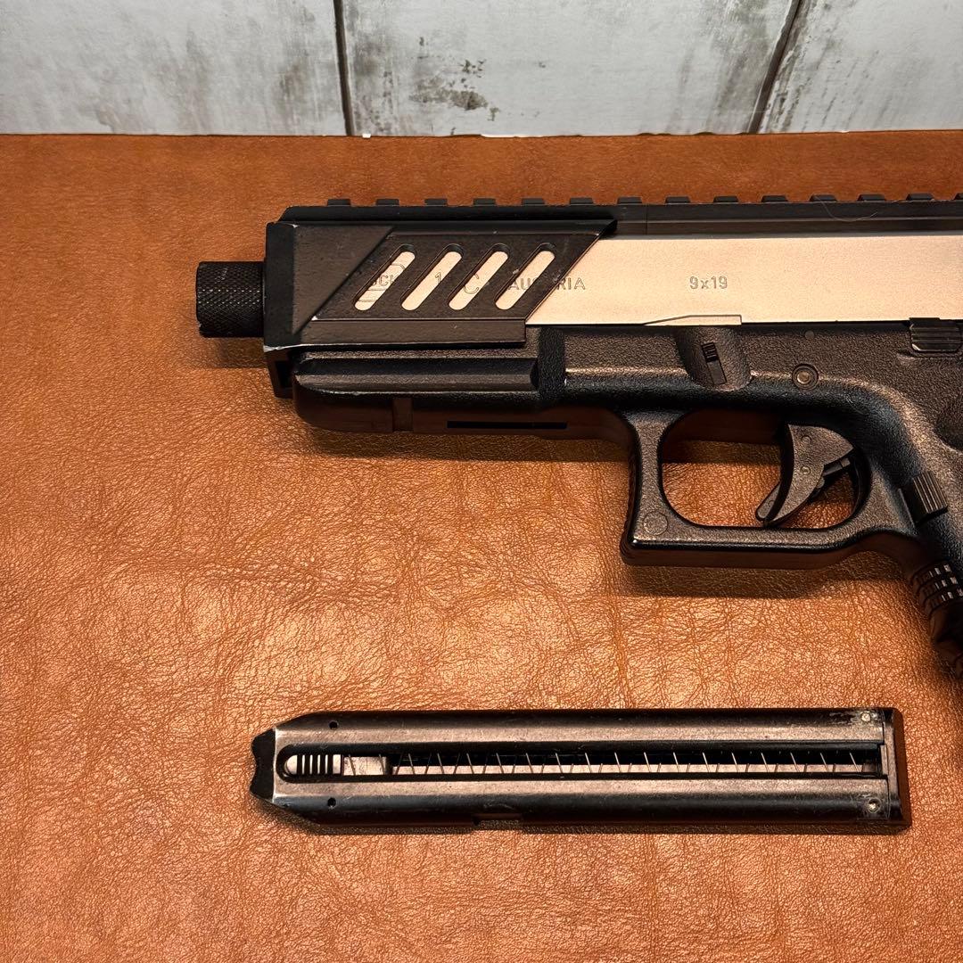 東京マルイ　電ハン　G18C シルバースライド　マウントレイル仕様　【SBD付】