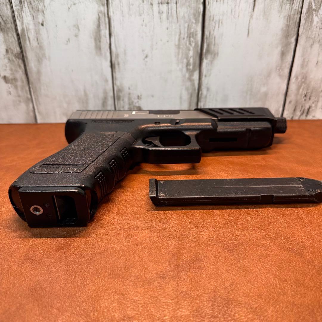 東京マルイ　電ハン　G18C シルバースライド　マウントレイル仕様　【SBD付】