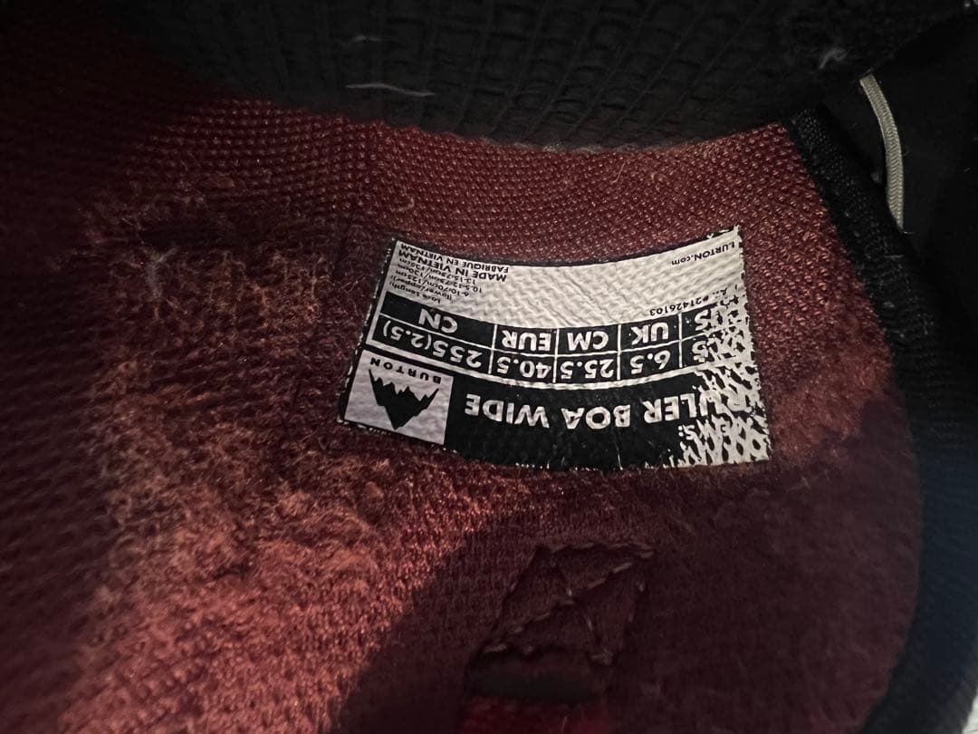 バートン Burton ルーラー ワイド スノーボード ブーツ 25.5 BOA