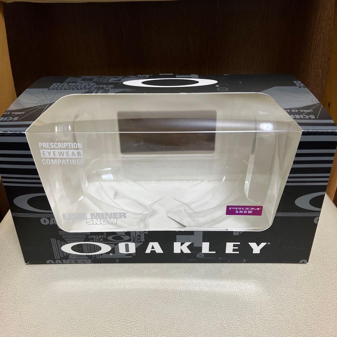 未使用オークリーOAKLEYスノーゴーグルスキースノーボードプリズムレンズ