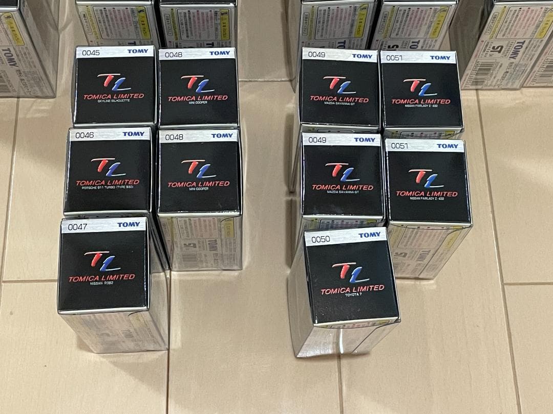 トミカリミテッド◆0001～0051　58台セット◆トミカ　ヴィンテージ