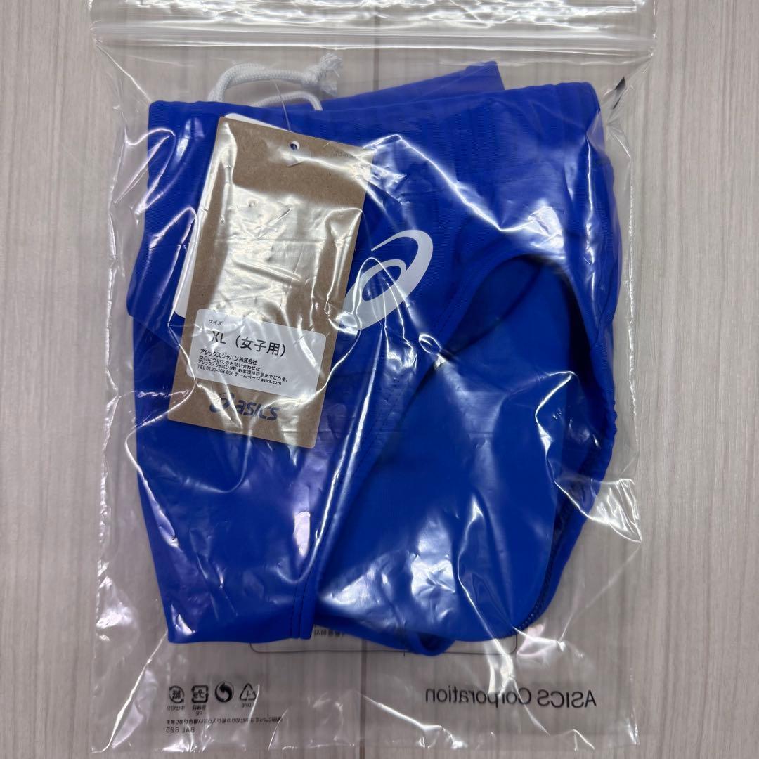 アシックス　女子陸上レーシングショーツ　XLサイズ　ロイヤルブルー単色　新品