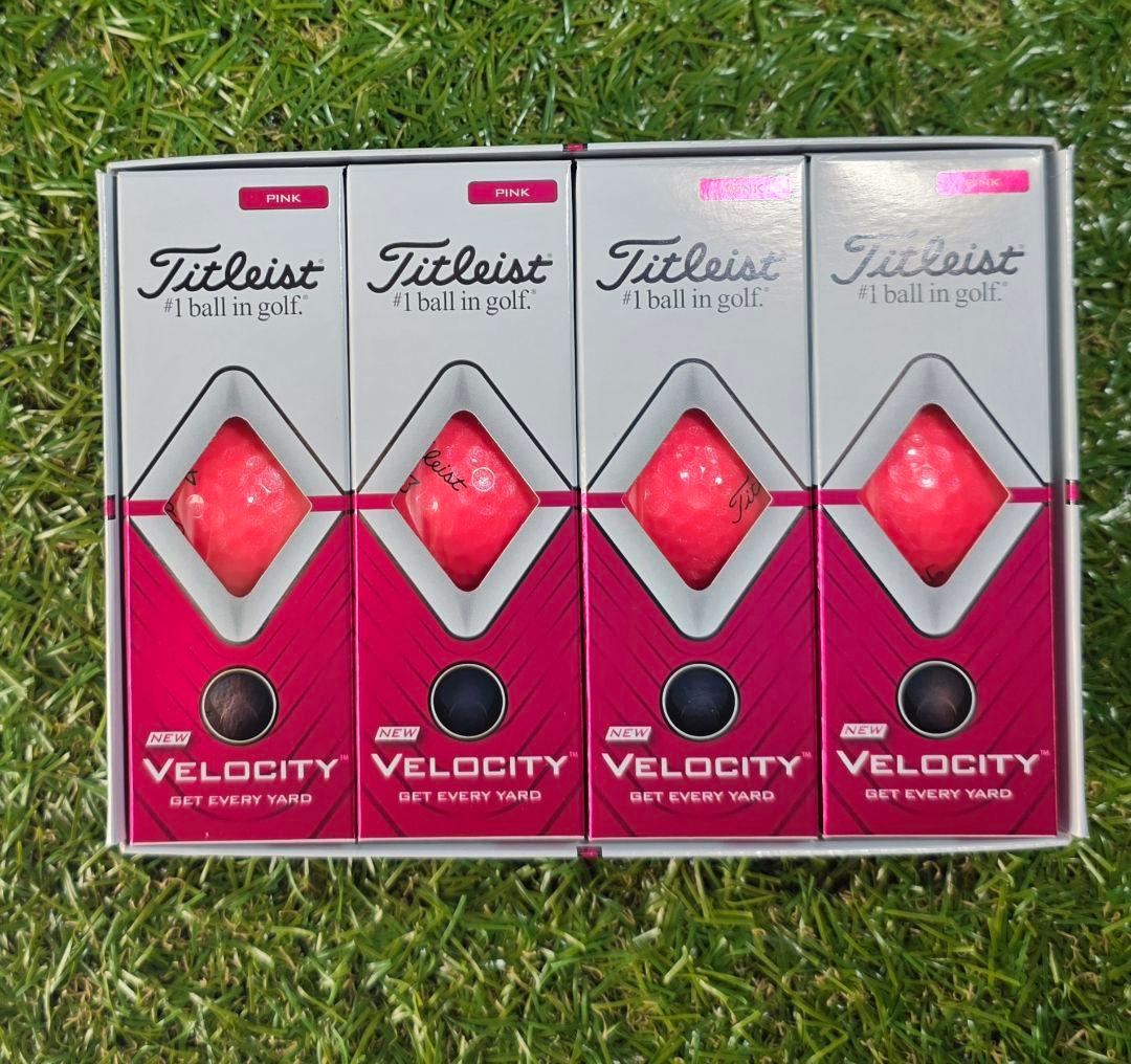 Titleist　VELOCITY 希少 ピンク　１ダース【12球】未使用球
