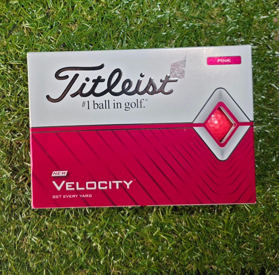 Titleist　VELOCITY 希少 ピンク　１ダース【12球】未使用球