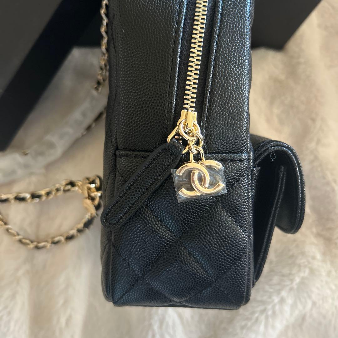 【値下げ中】CHANEL バックパック　リュック　キルティング　BOX カード付