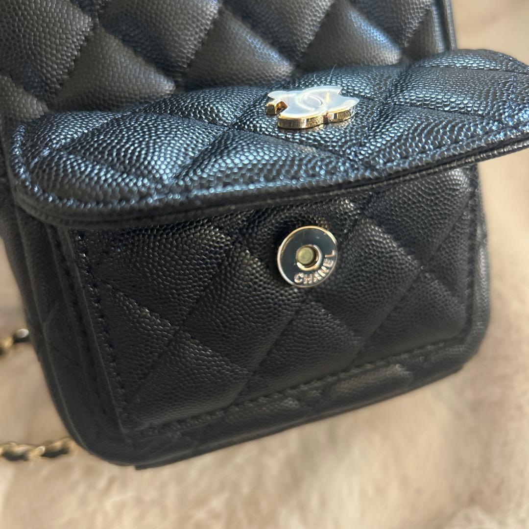 【値下げ中】CHANEL バックパック　リュック　キルティング　BOX カード付