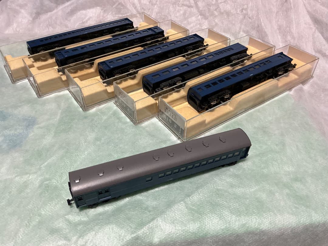 KATO ブルートレイン 客車 6両セット 国鉄 Nゲージ 昭和当時物 編成用