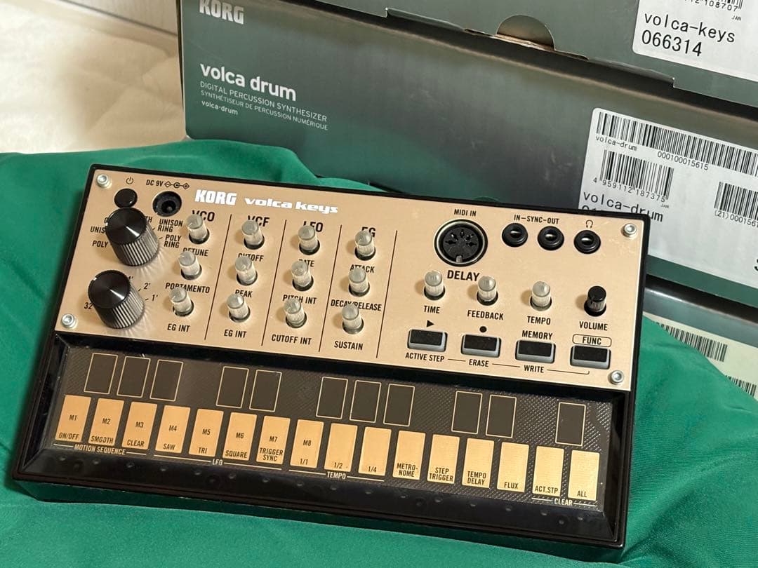 KORG volca keys 純正ACアダプターセット（動作確認済み）
