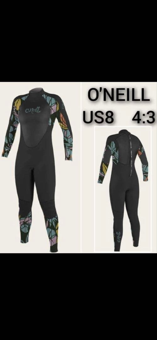 O'Neill ガールズフルスーツ ウェットスーツ US8