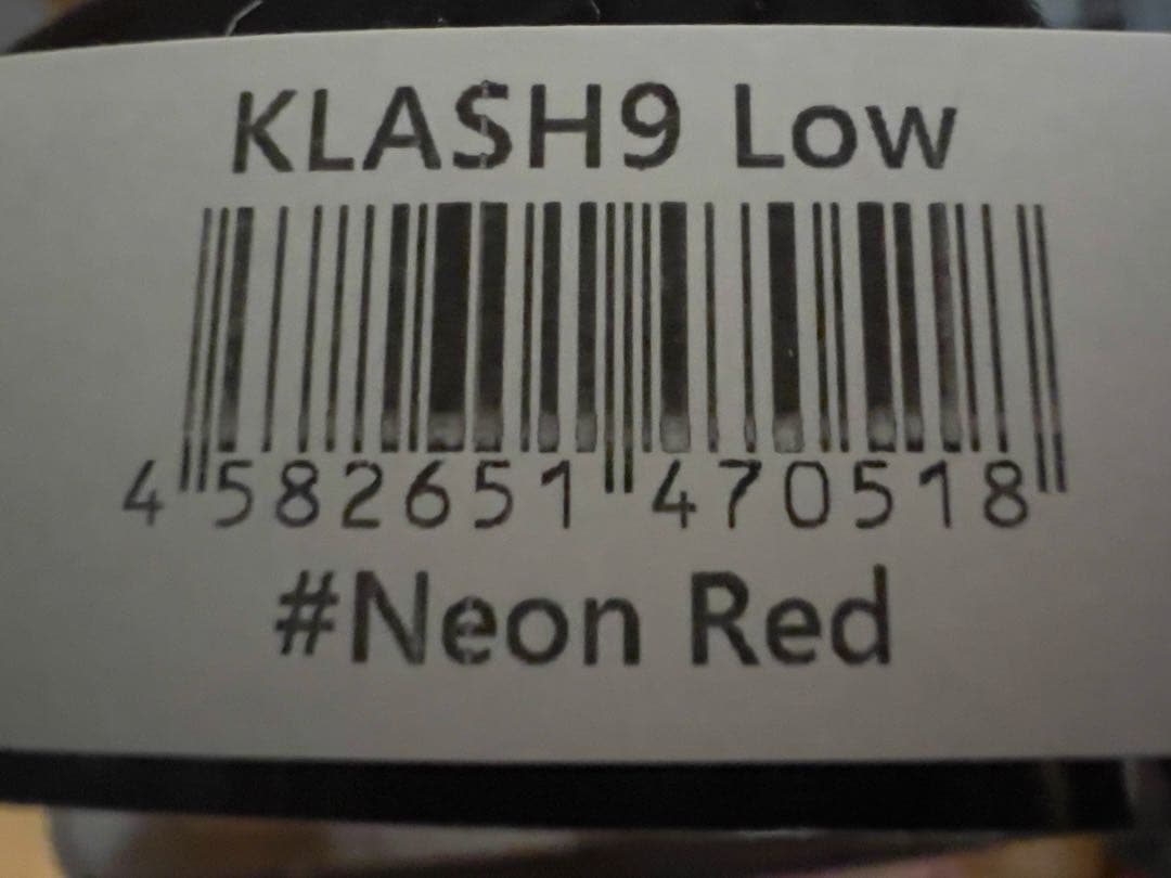 DRT KLASH9 クラッシュ9 Low Neon Red
