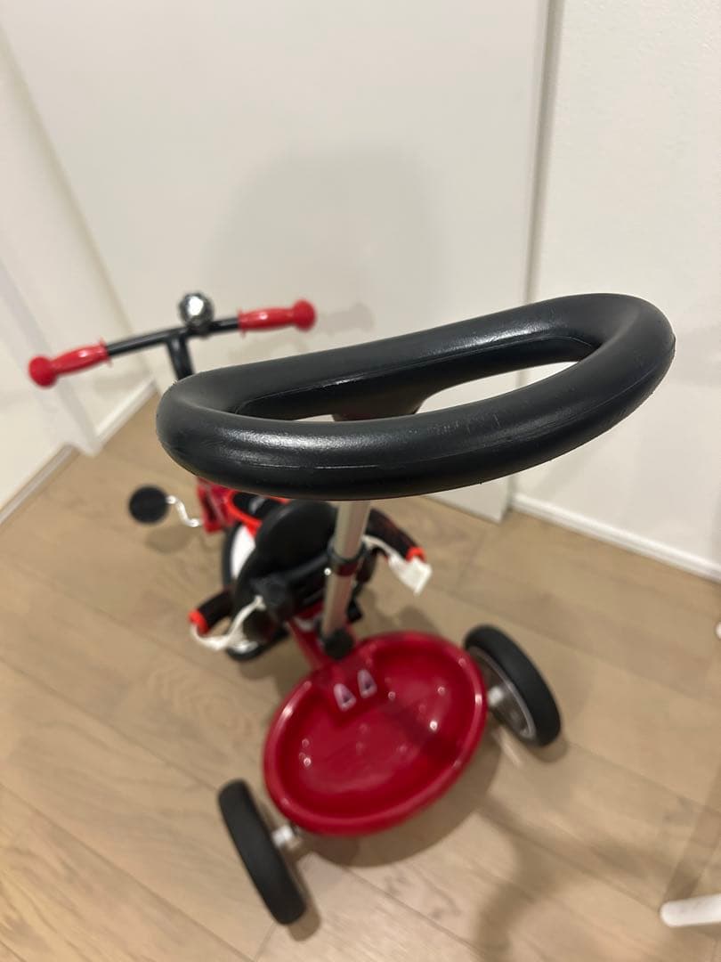 MINI正規ライセンス品 ミニクーパー三輪車　折りたたみ　フットステップ付
