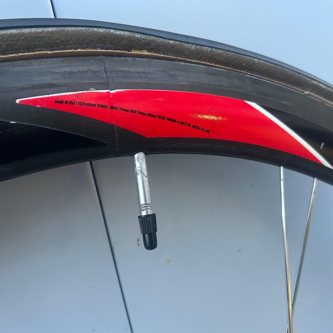 【定価前後23万円】BONTRAGERカーボンホイールCarbon前輪＋タイヤ★