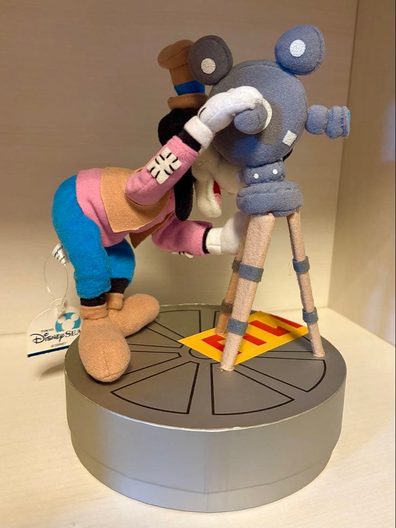 d*7様 グーフィー ぬいぐるみ カメラマン　フィルムリール　TDS タグ付き