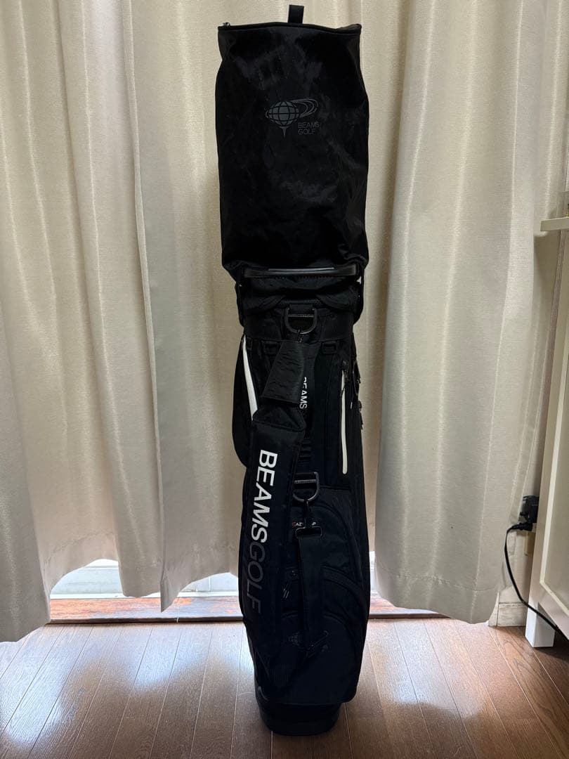 BEAMS GOLF ブラック スタンドキャディバッグ