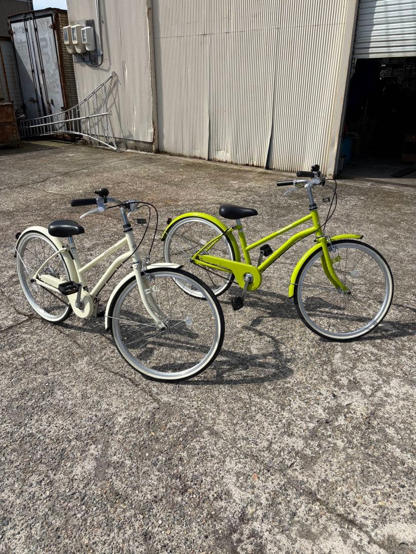 富山県☆シティサイクル 22インチ 2台まとめて☆引き取り限定