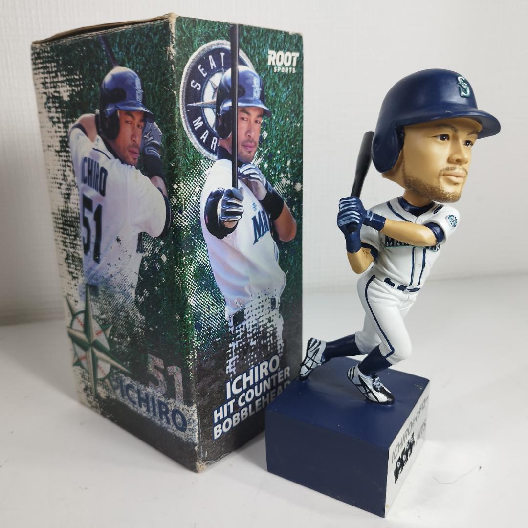 イチロー ヒットカウンター ボブルヘッド フィギュア 記念品 新品 マ ITTO