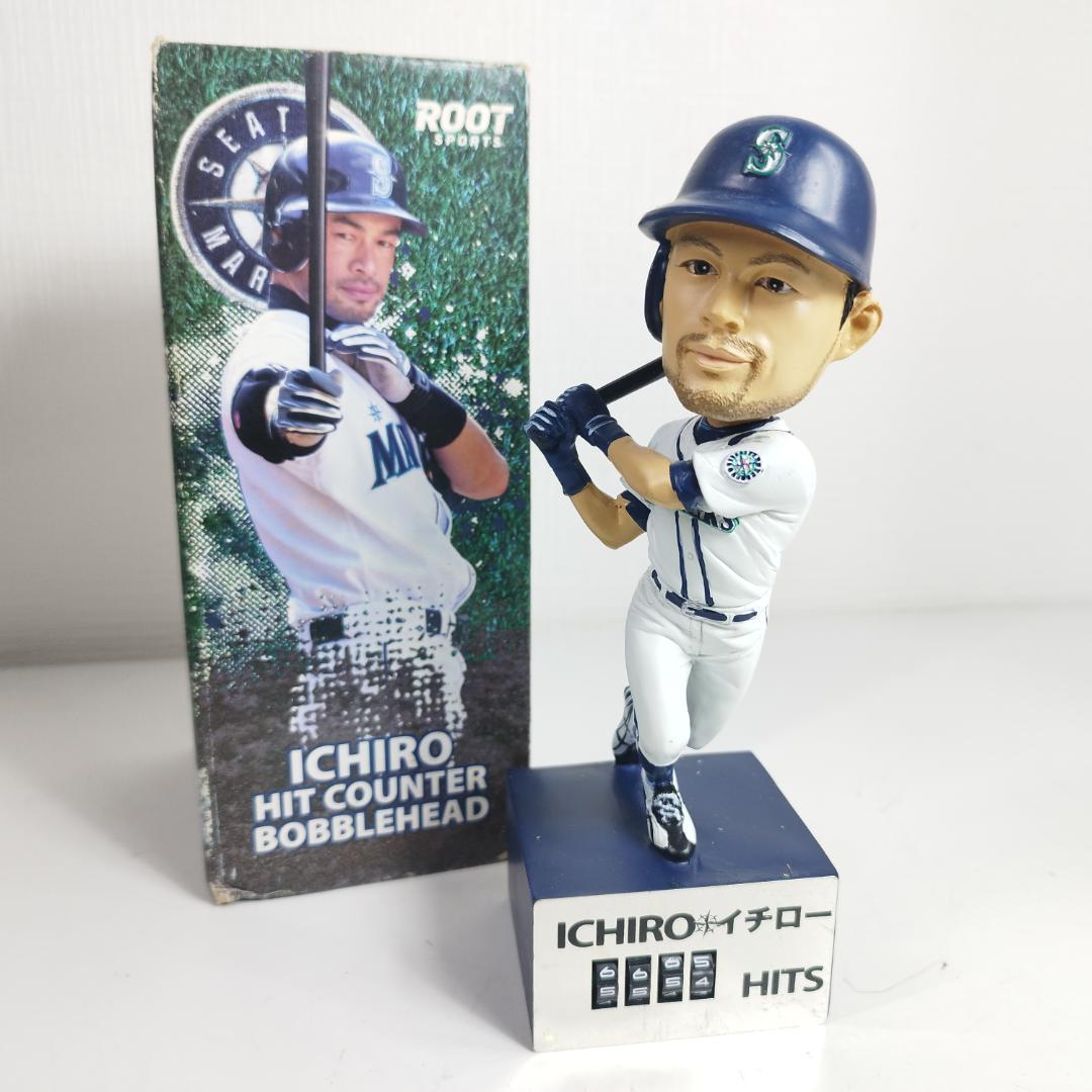 イチロー ヒットカウンター ボブルヘッド フィギュア 記念品 新品 マ ITTO