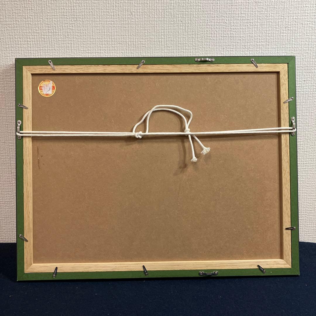 リトグラフ版画　荻須高徳「ル•ボン•ブラン(白い橋)」