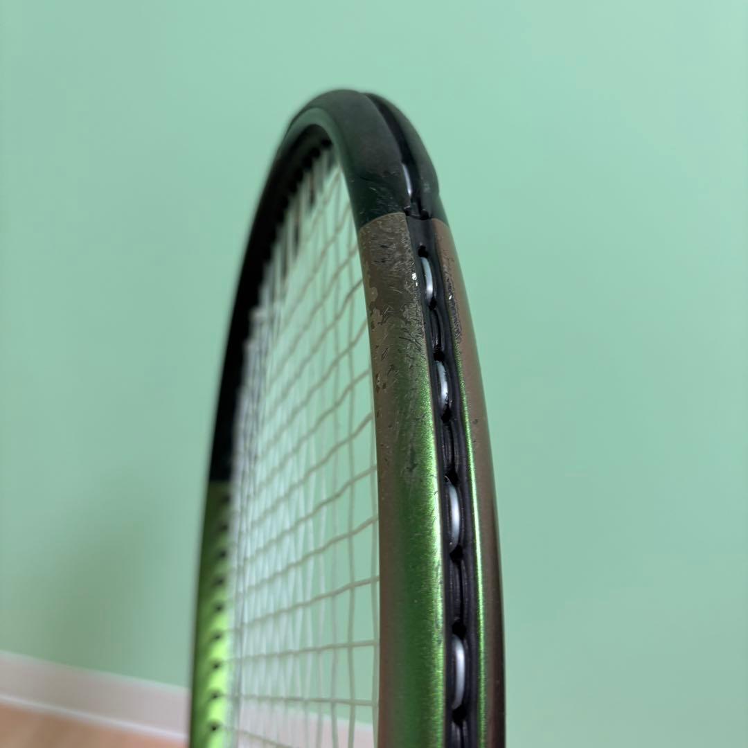 テニスラケット BLADE 黒/緑 Wilson 100 V8