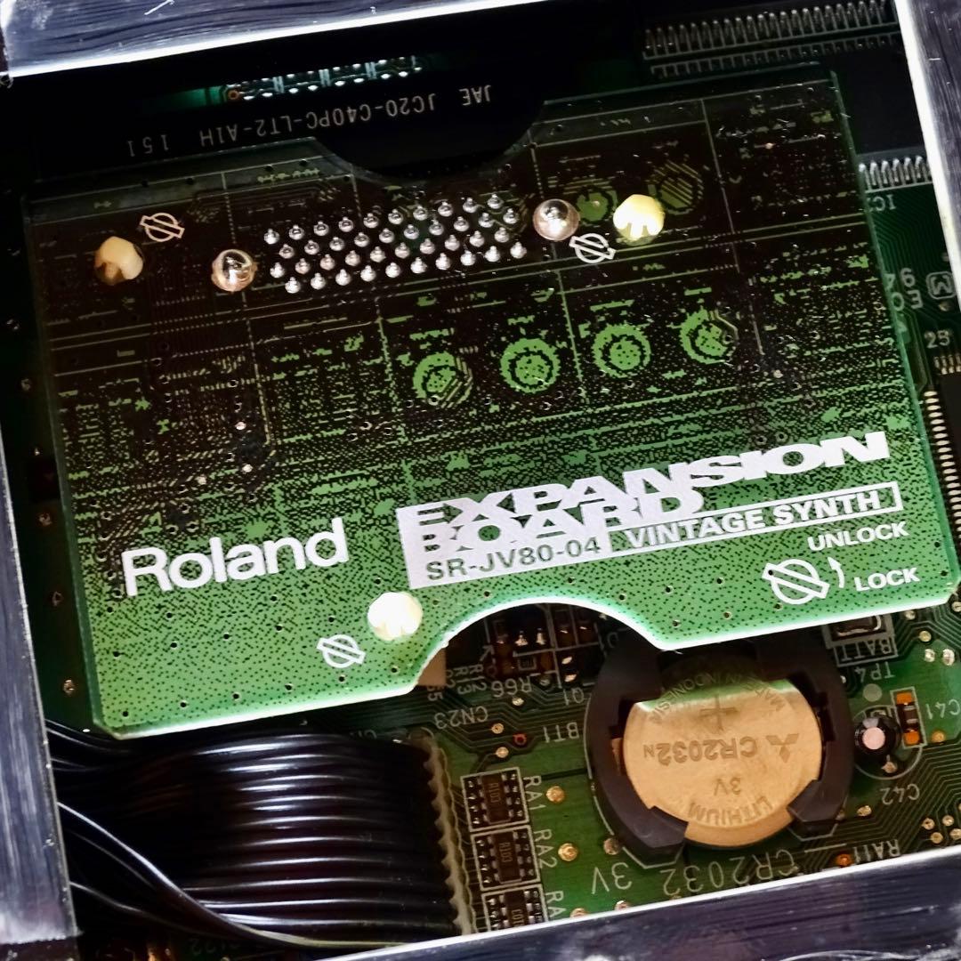 【良品】Roland JV-80 + ROMカード + エクスパンションボード
