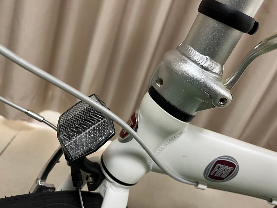 FIAT 折りたたみ自転車 ホワイト