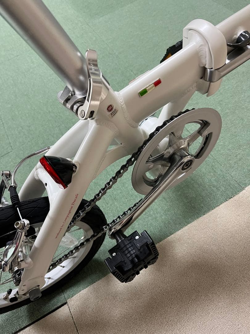 FIAT 折りたたみ自転車 ホワイト