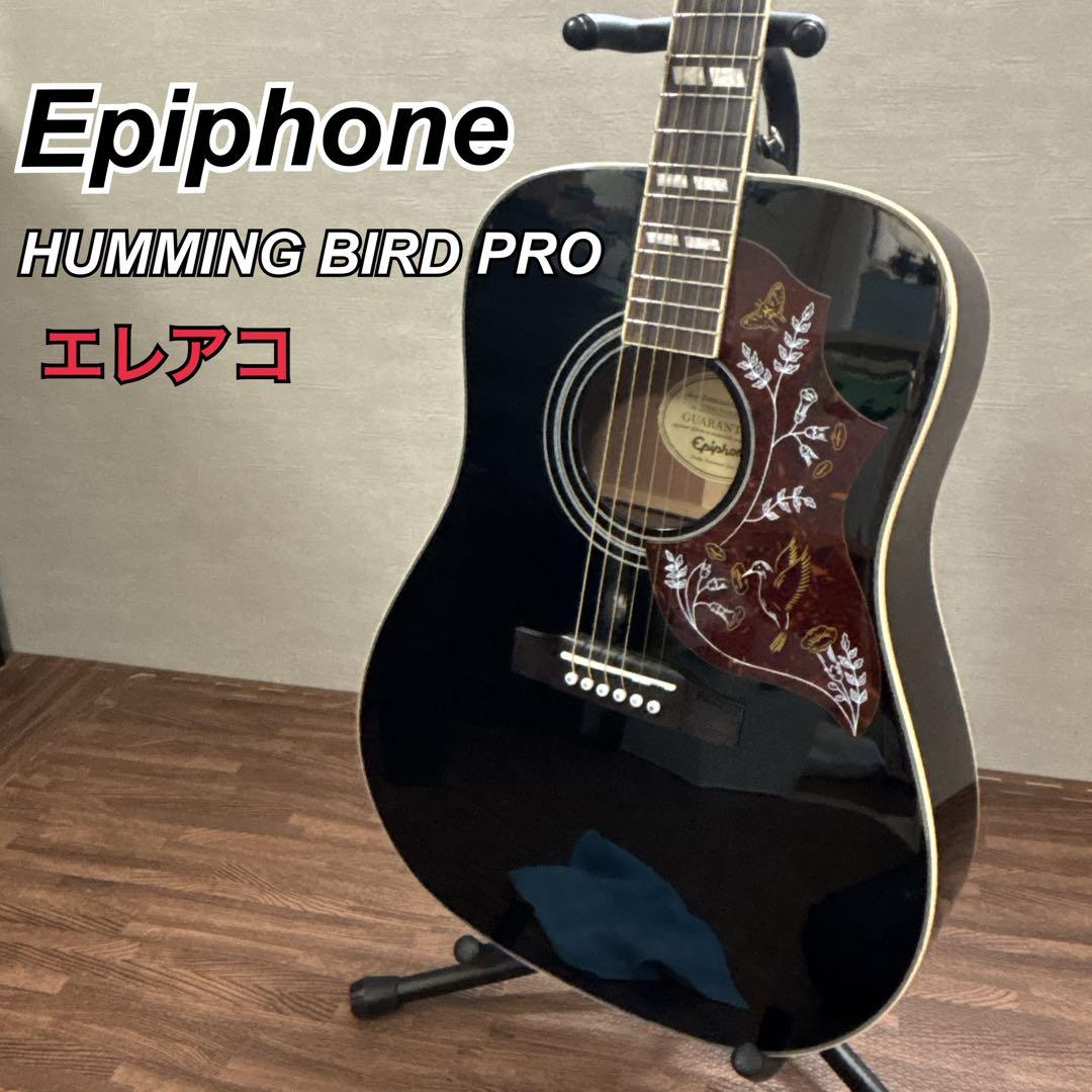 【極美品】E piphone ハミングバード PRO エレアコ 整備済み