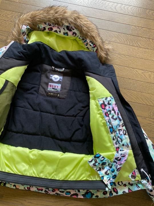 ROXY ボードウェア 130 ロキシー ヒョウ柄 スキーウェア レオパード