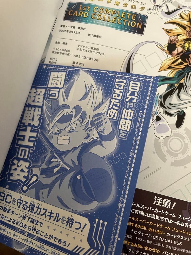 ドラゴンボールフュージョンワールド　1st コンプリートカードコレクション2冊